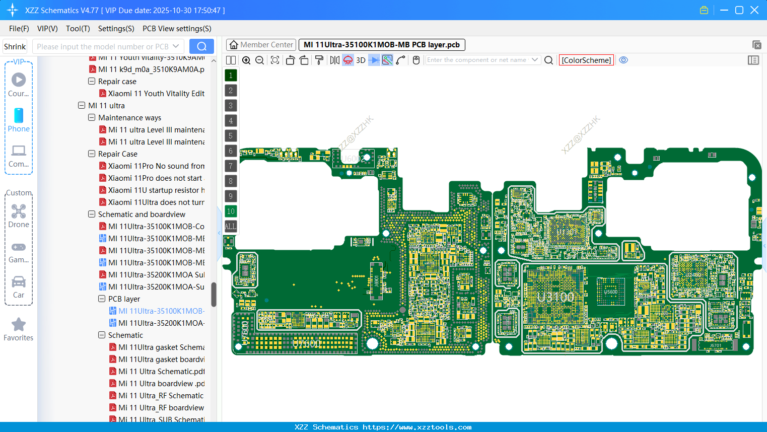 Xiaomi MI 11Ultra-35100K1MOB-MB PCB Layer